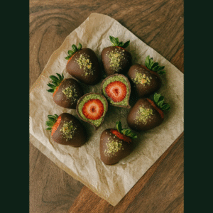 Dubai Chocolate-Covered Strawberries